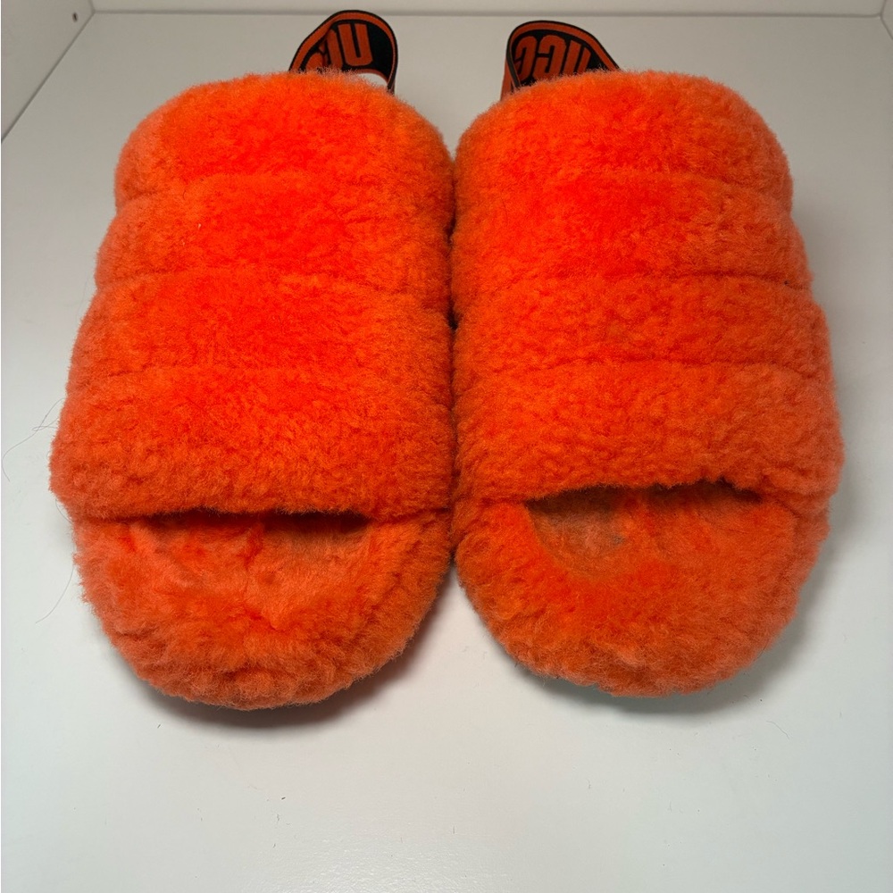 UGG Fluff Yeah Slides Kids Orange